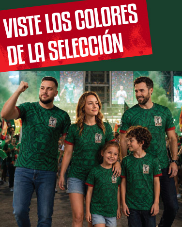 Viste los colores de la selección. 
