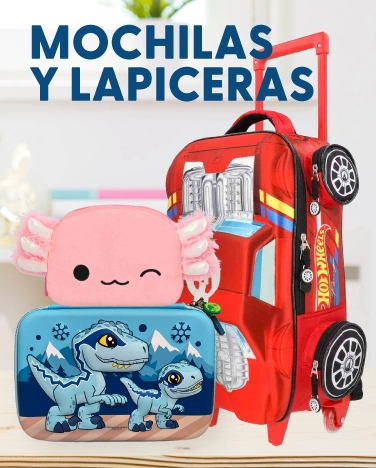 Mochilas y lapiceras