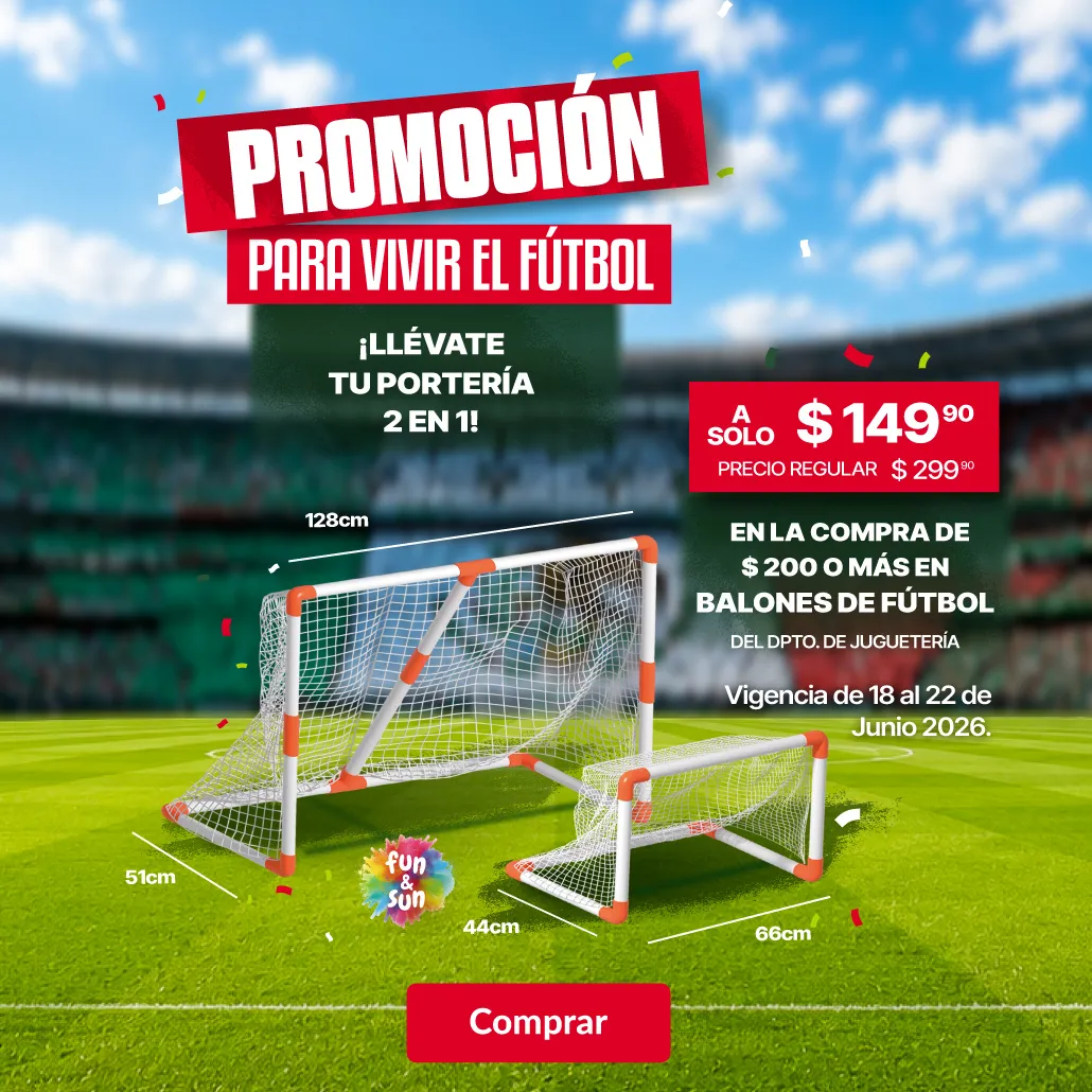 Promoción porterias. 