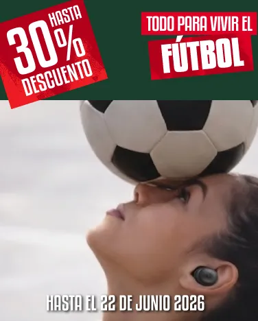 Hasta el 30% de descuento en todos los articulos de audio y audifonos.