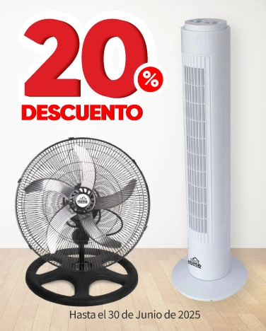 20% de descuento en todos los ventiladores y enfriadores de la marca Best Home