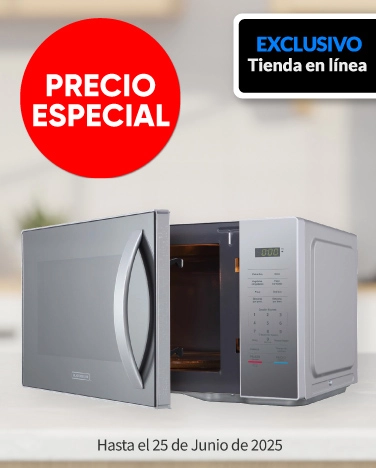 Precio especial en línea blanca y microondas