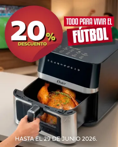 20% de descuento en electrodomésticos Oster y Philco
