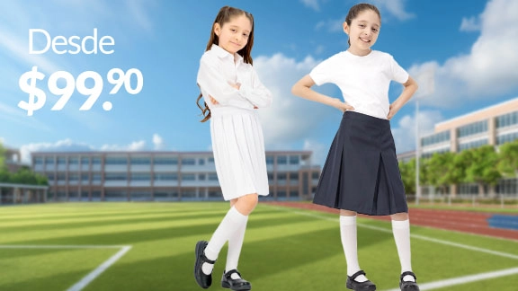 Faldas escolares desde $99.90