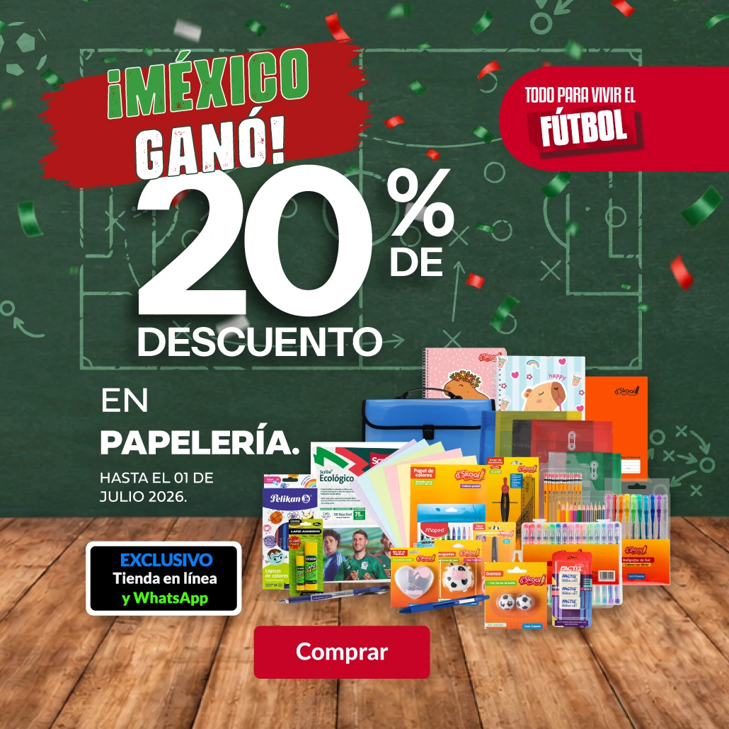 Descuentos en Papelería