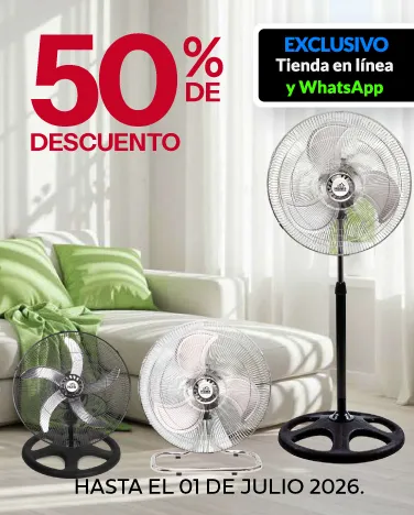 50% de descuento en todos los ventiladores y enfriadores Best Home