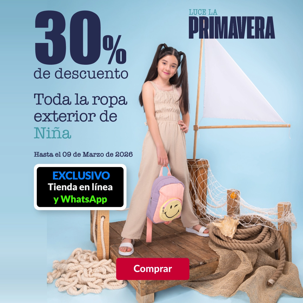 Descuentos en ropa para Niña