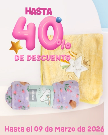 Hasta 40% de descuento en Blancos para bebé