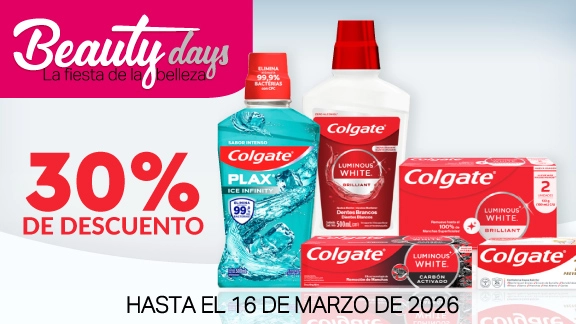 30% de descuento en toda la línea de cuidado oral Colgate