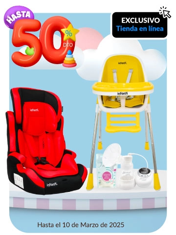 Hasta 50% de descuento en accesorios de bebé