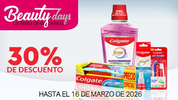 30% de descuento en toda la línea de cuidado oral Colgate