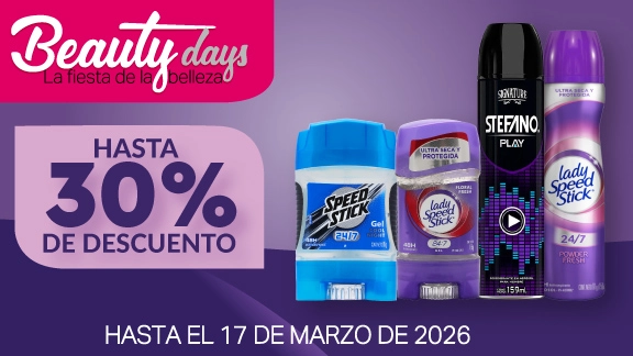 Hasta 30% de descuento en desodorantes