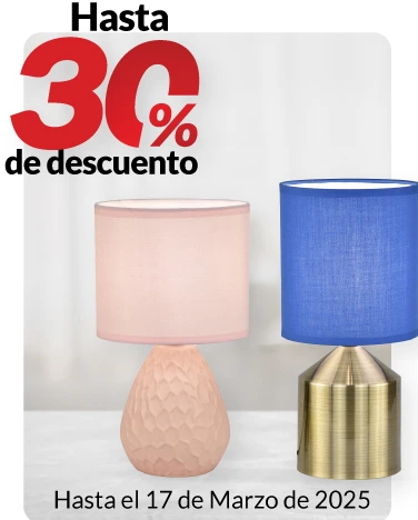 Hasta 30% de descuento en accesorios para el hogar
