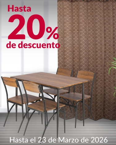 20% de descuento en selección de Blancos y artículos del Hogar