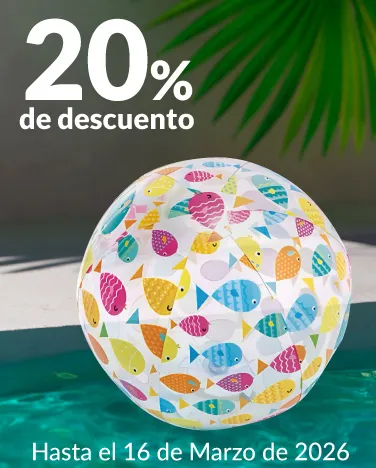 20% de descuento en artículos de playa