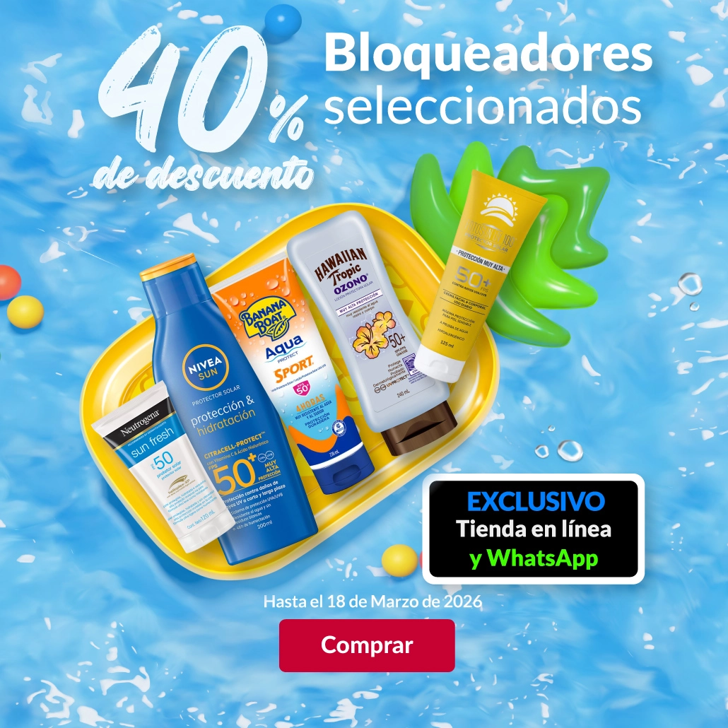 40% de descuento en Bloqueadores seleccionados 