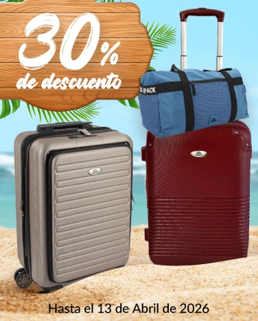 30% de descuento en todas las maletas y maletines de la marca Gepack