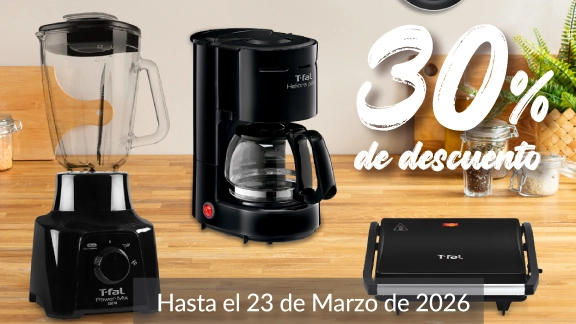 30% de descuento en toda la marca T-Fal