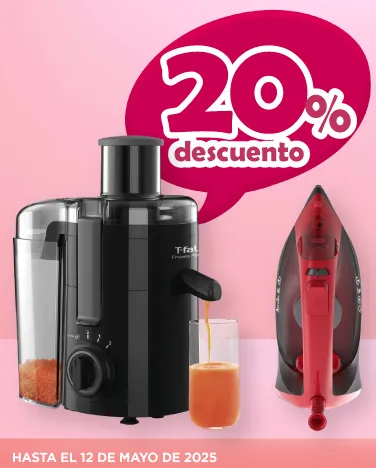 20% de descuento en electrodomésticos T-Fal y Oster