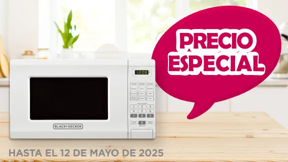 Precio especial en todos los microondas