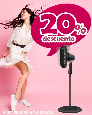 20% de descuento en ventiladores
