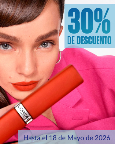 30% de descuento en cosméticos L'Oréal Paris