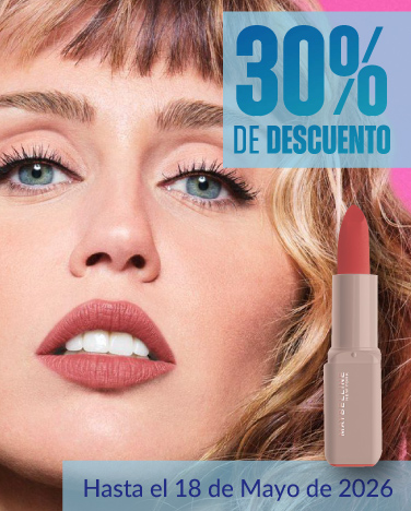 30% de descuento en cosméticos Maybelline
