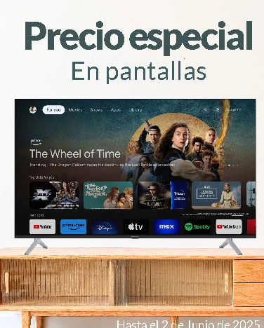 Precio especial en pantallas