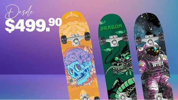 Patinetas desde $499.90