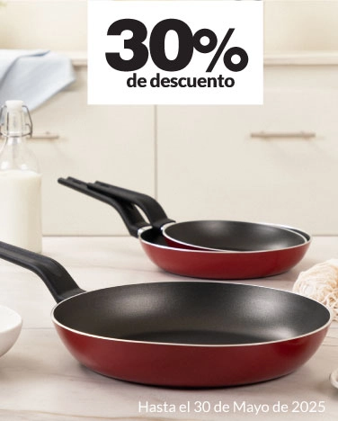 30% de descuento en los productos de la marca BEst Home, Ekco, Deleitte y Vasconia