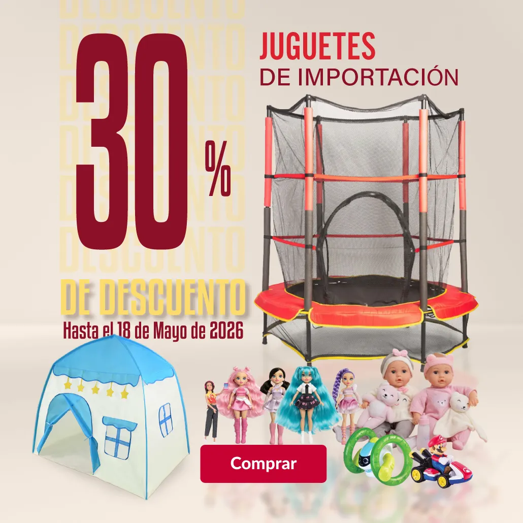 30% de descuento en juguetes seleccionados. 