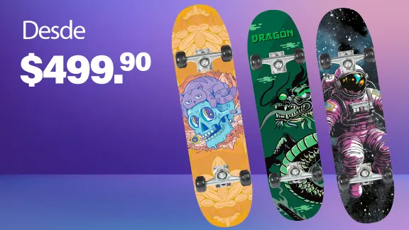Patinetas desde $499.90