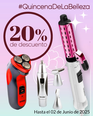 20% de descuento en eléctricos de cuidado personal