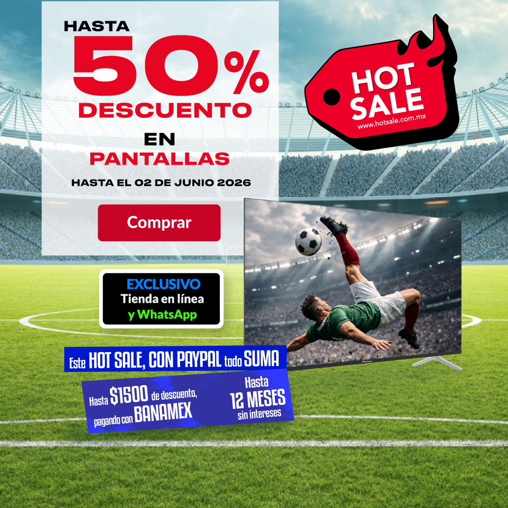 Precio especial en todas las pantallas.