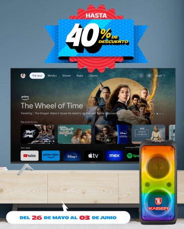 Hasta 40% de descuento en electrónica