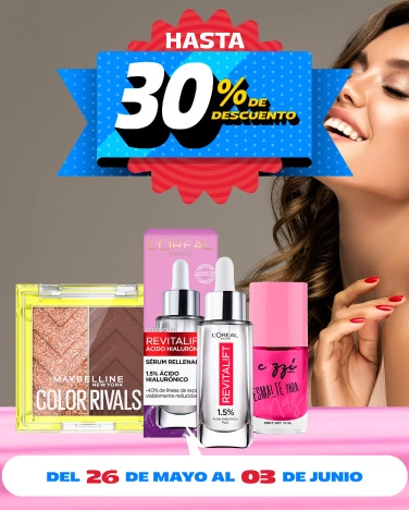 Hasta 30% de descuento en Belleza