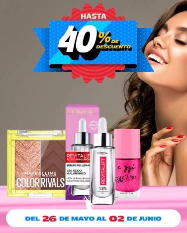 Hasta 40% de descuento en Belleza