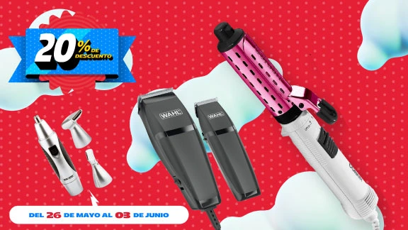 20% de descuento en eléctricos de cuidado personal