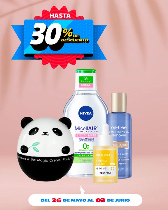 Hasta 30% de descuento en líneas de tratamientos faciales