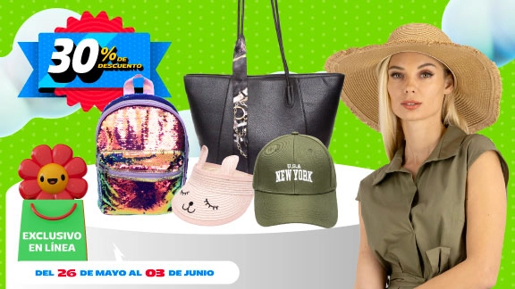 30% de descuento en todos los accesorios para toda la familia