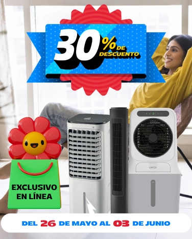 30% de descuento en ventiladores y enfriadores