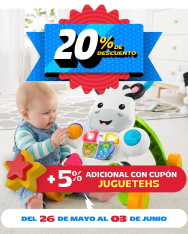 20% de descuento en Juguetería + 5% adicional con cupón