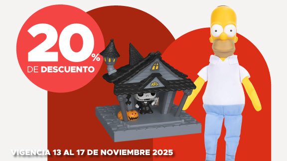 20% de descuento en coleccionables