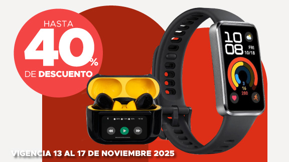 Hasta 40% de descuento en artículos seleccionados de electrónica