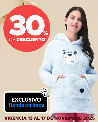 30% de descuento en ropa infantil