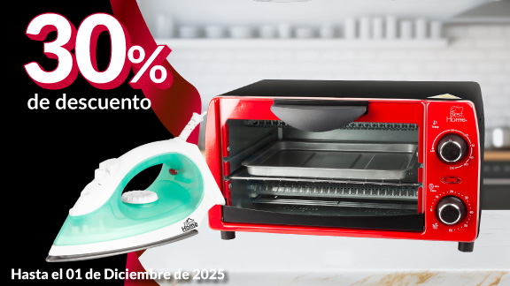 30% de descuento en todos los electrodomésticos de cocina y planchas Best Home
