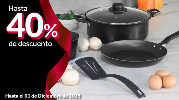 Hasta 40% de descuento en líneas de cocina