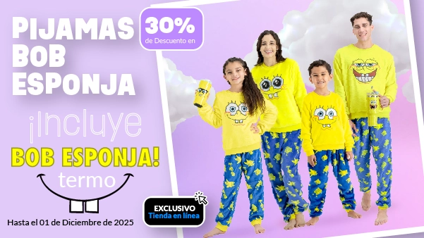 Pijamas Bob Esponja