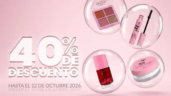 40% de descuento En todos los cosmeticos de la marca Cozzi Beauty