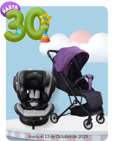 Hasta 30% de descuento en muebles, carriolas y asientos